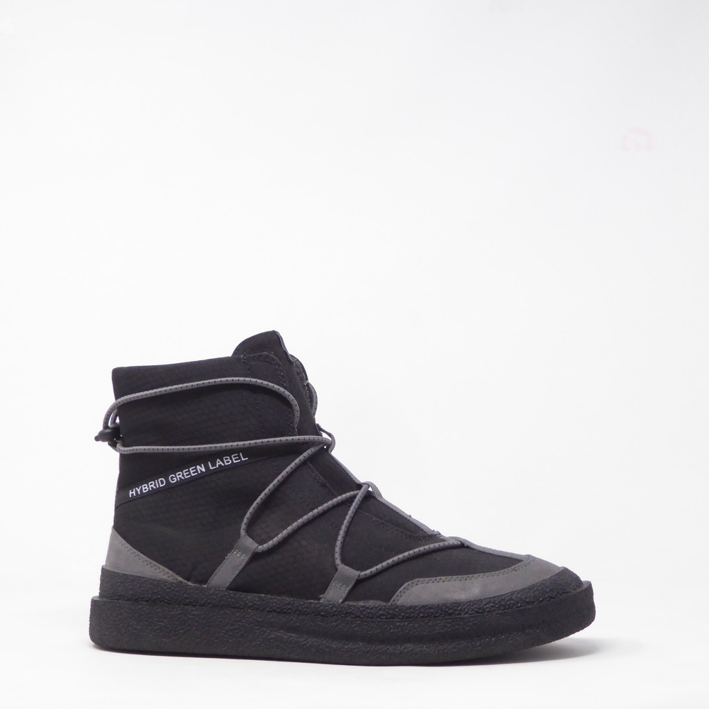 Hybrid Green Label Mens Shift Boots Black High Top Lace Up HGL3065 Size 11
